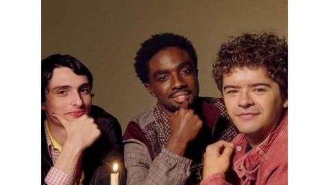 Finn Wolfhard, Gaten Matarazzo and Caleb McLaughlin