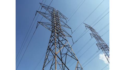 Image of a power transmission tower used for representative purposes