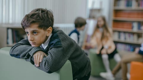 Representative image for sadness among children