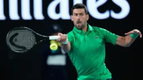 Novak Djokovic advances to the Australian Open semifinals after Musetti retires with injury