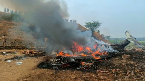 Visual from the crash site