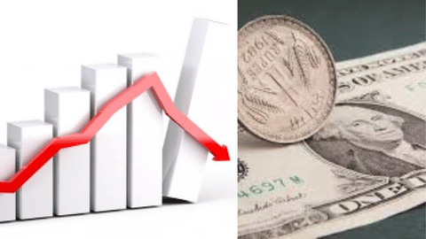 Rupee price fall