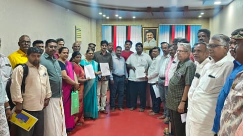 The Manali New Town Metro Rail Service Demand Committee, along with over 50 residents of Manali New Town and surrounding neighbourhoods, met with the Manali Zonal Officer and Chairman on Tuesday