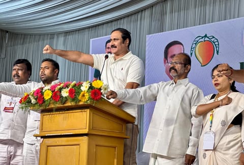 PMK president Anbumani Ramadoss