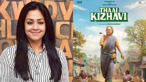 (L) Jyotika, (R) Poster of the film