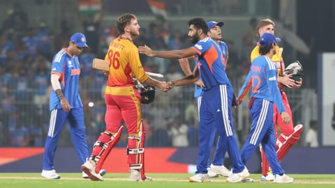 India defeated Zimbabwe by 72 runs.