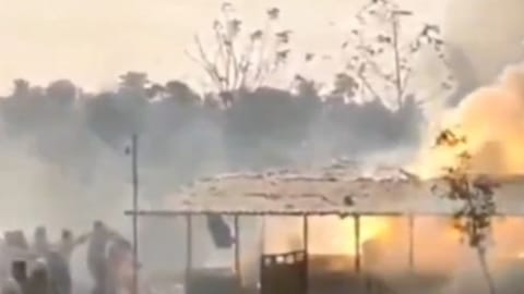 Kakinada cracker unit blast (Videograb)
