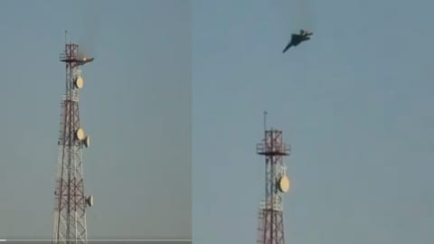 F-15 fighter jet crash