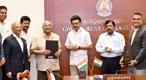 MRF Ltd has signed a MoU with the Tamil Nadu government
