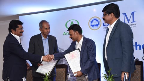 SRMIST licenses patented solar cell technology to Anabond