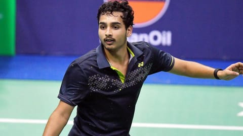 Indian shuttler Tharun Mannepalli
