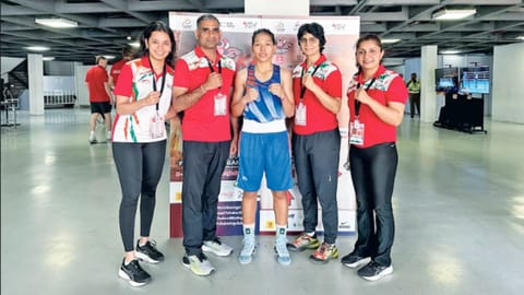 Indian Youth boxing team at the World Boxing Futures Cup 2026 in Bangkok