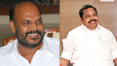 (L) B John Pandian, (R) Edappadi K Palaniswami