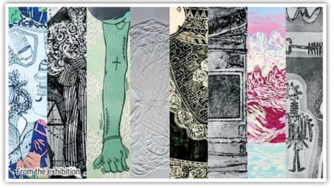 Different kind of prints from the exhibition