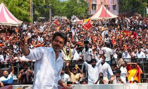 Case booked against TVK chief Vijay under five sections for poll code violations