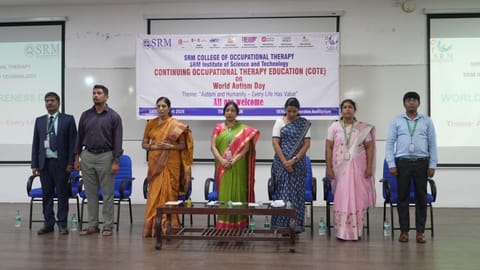 Autism not disorder but a spectrum, say experts SRMCOT’s awareness program