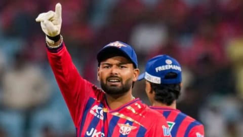 Lucknow Super Giants skipper Rishabh Pant