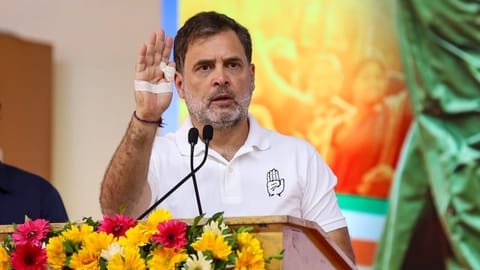 Congress leader Rahul Gandhi