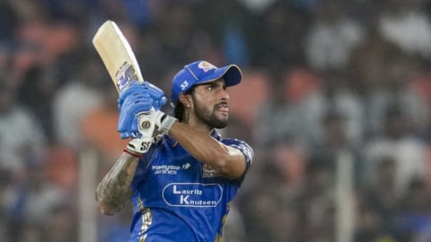 Tilak Varma scored his maiden IPL hundred against Gujarat Titans