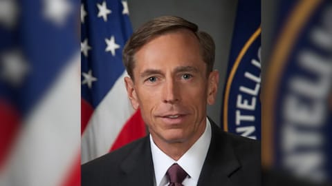 Former Central Command chief David H Petraeus