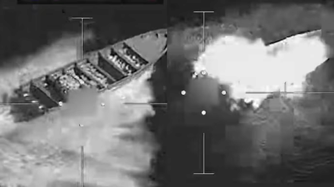 US Southern Command repeated previous statements by saying it had targeted the alleged drug traffickers along known smuggling routes