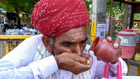 The city records temperatures hovering around the mid-40 degrees Celsius