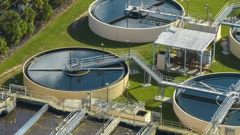 Representative image of water purification plant