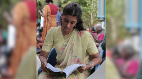 Pooja Hegde from the sets of Retro, during her preparation for a scene
