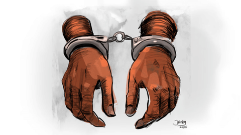 Hancuffs illustration