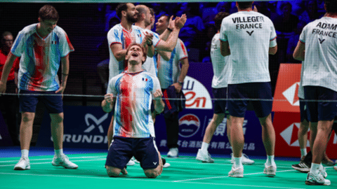 France enter maiden Thomas Cup semis