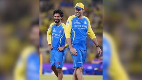 Chennai Super Kings head coach Stephen Fleming and skipper Ruturaj Gaikwad