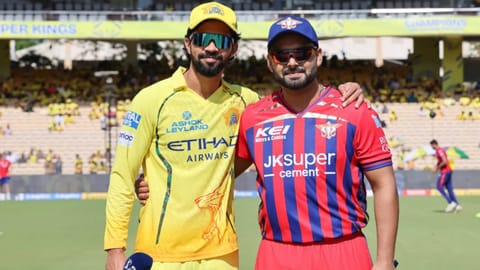IPL 2026: Chennai Super Kings elect to bowl against Lucknow Super Giants
