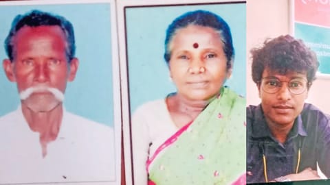 (L) Pichaimuthu, Chandra K (M) and Ayyappan (R)