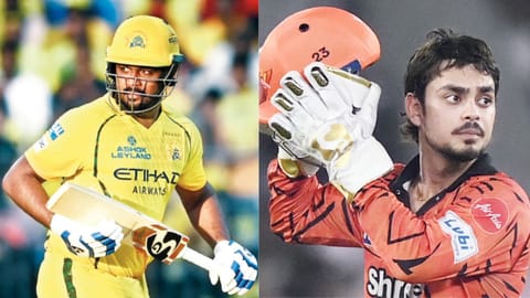 CSK opener Sanju Samson, SRH batter Ishan Kishan
