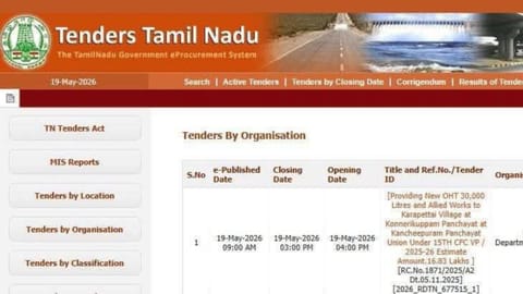 TVK govt cancels tender