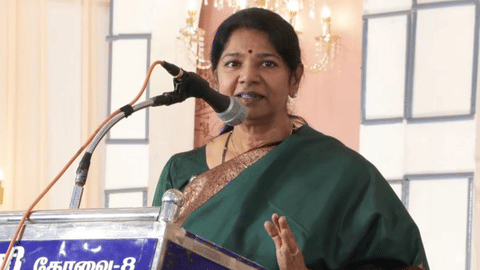 DMK Deputy General Secretary and MP Kanimozhi Karunanidhi
(Photo/ANI)