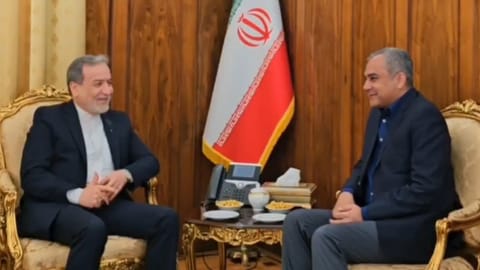 Pakistan's Interior Minister Mohsin Naqvi met Iranian Foreign Minister Abbas Araghchi
