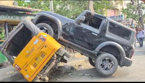Accident spot, Tambaram