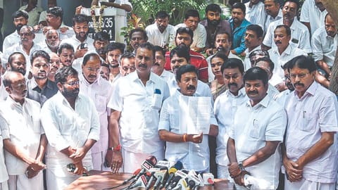File photo of CVe Shamnugam group