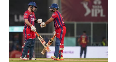 Inglis and Pant (26, 21b) added 65 runs for the fourth wicket as the already-eliminated Super Giants recovered from a shaky 69 for three in the seventh over.