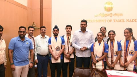 PWD, Highways and Sports Development Minister Aadhav Arjuna, a sportsperson himself, has assured complete institutional backing, ranging from sports science and elite coaching to nutrition, medical support and international-standard training facilities, to athletes from the State aiming for Olympic success