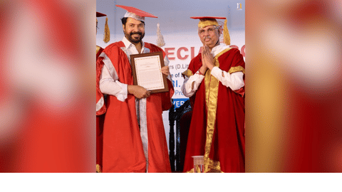 Mammootty (L), honourable Governor of Kerala(r)