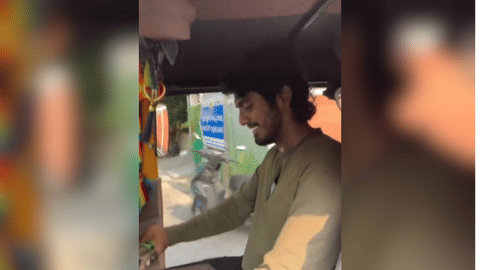 'Tourist Family' director Abishan Jeevinth rides an auto; realises childhood dream!