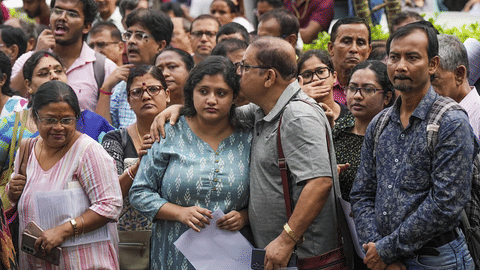 Students appeared for the NEET-UG 2025 on May 3, which was later cancelled.