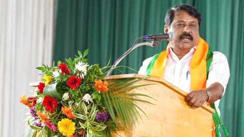 BJP state president Nainar Nagenthran