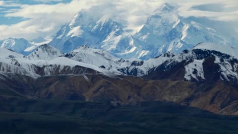 North America's tallest peak in Denali National Park and Preserve, Alaska
