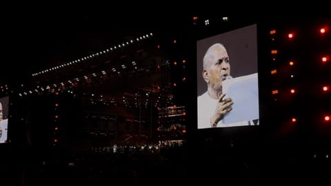 The Maestro nudged with his words before unveiling his four-piece symphony