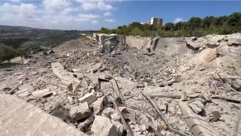 Israel air force attacked south Lebanon