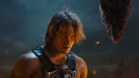 Actor Nicholas Galitzine plays He- Man