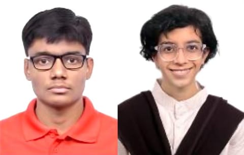 (L) Shubham Kumar and Arohi Deshpande (R)